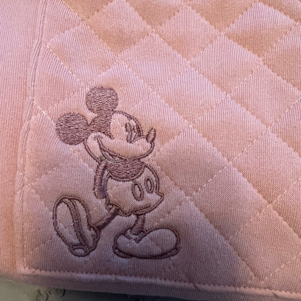 NWT Disney parks blush pink soft jogger sweatpants embroidered Mickey size 2X - Picture 4 of 4
